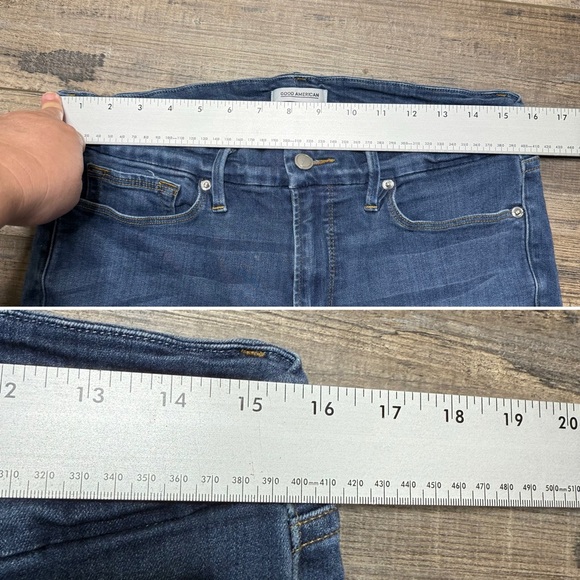 Good America Good Waist Women's Blue Jeans - Picture 10 of 10